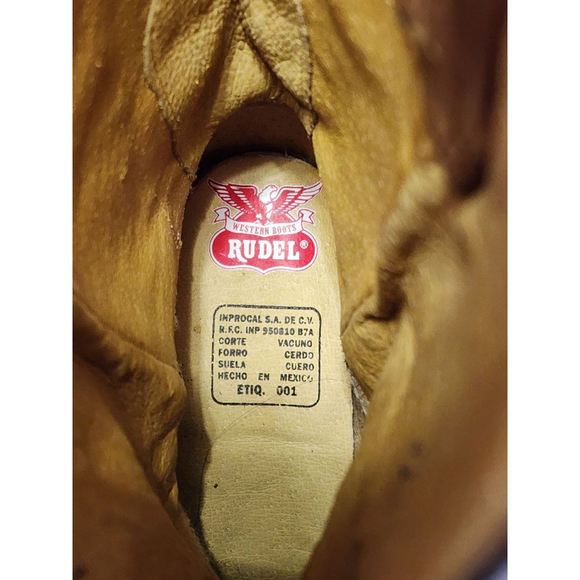 Women's RUDEL Boots, Brown, Size 9 - Picture 8 of 12